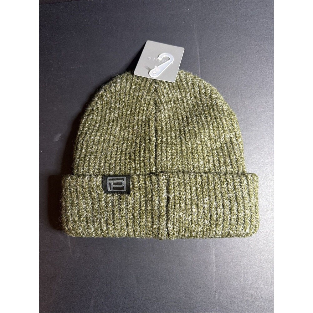 NWT Pistil Men’s Cuffed Beanie / Toboggan Knit Hat- Olive Green - One Size